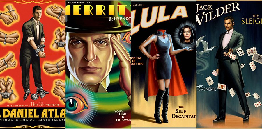 AHORA ME VES 2 nuevos posters: Los Cuatro Jinetes