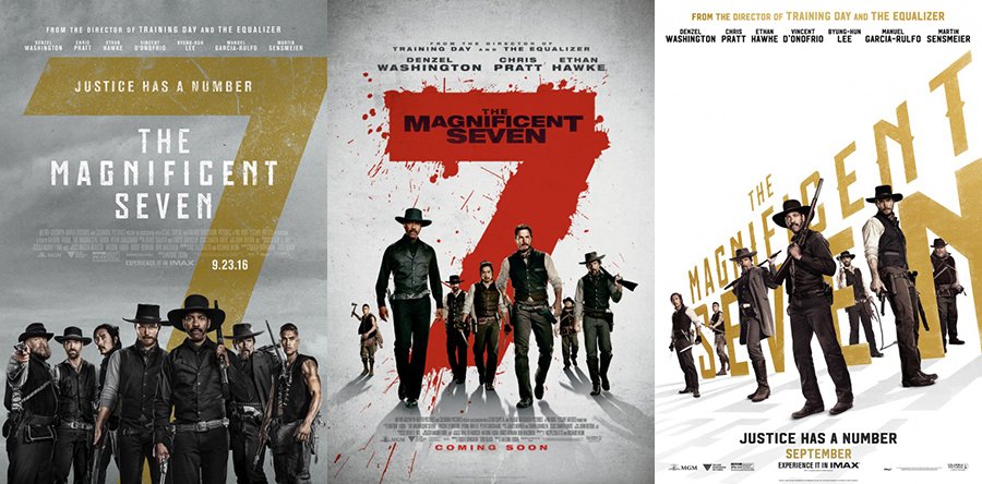 LOS SIETE MAGNÍFICOS posters