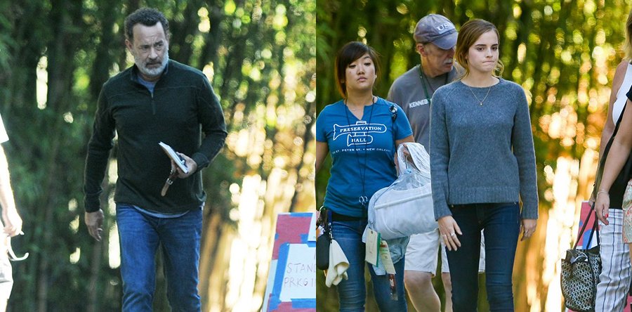 THE CIRCLE rodaje: Tom Hanks y Emma Watson encirculados
