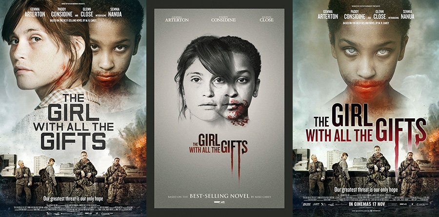 MELANIE. THE GIRL WITH ALL THE GIFTS posters
