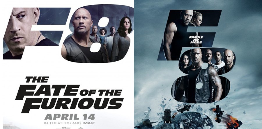 FAST & FURIOUS 8 nuevos posters