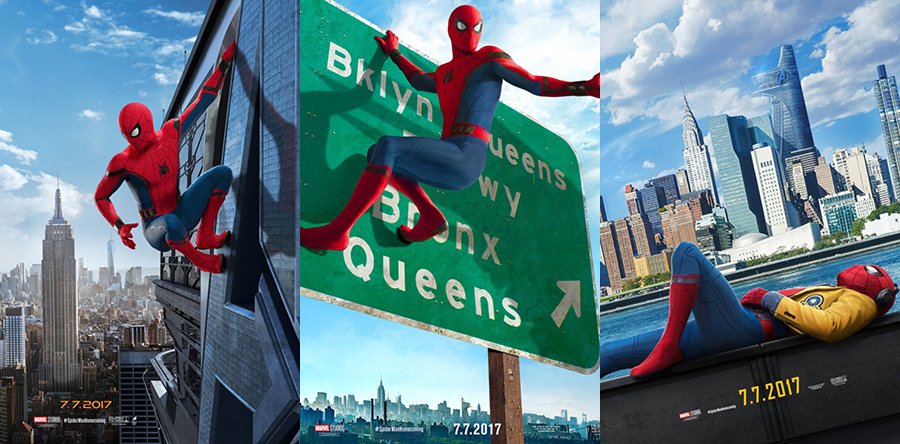 SPIDER-MAN: HOMECOMING posters