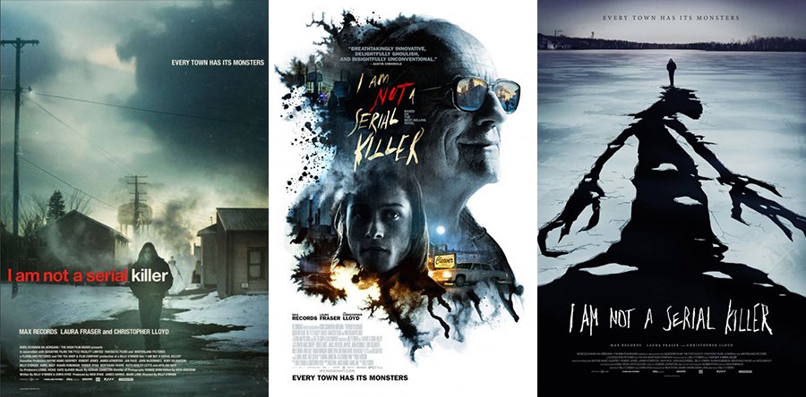 I AM NOT A SERIAL KILLER posters