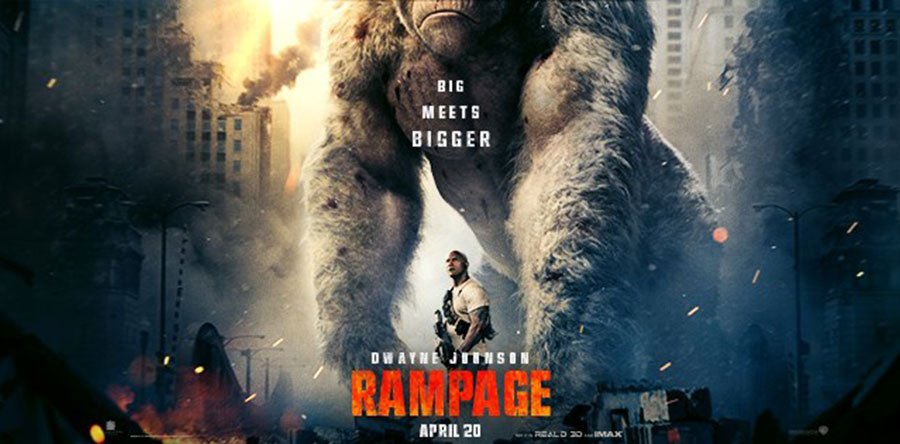 PROYECTO RAMPAGE crítica: Mi gran amigo George