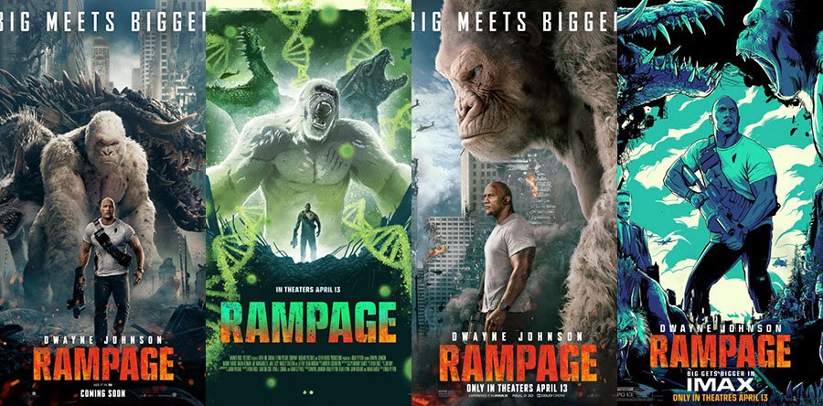 PROYECTO RAMPAGE posters