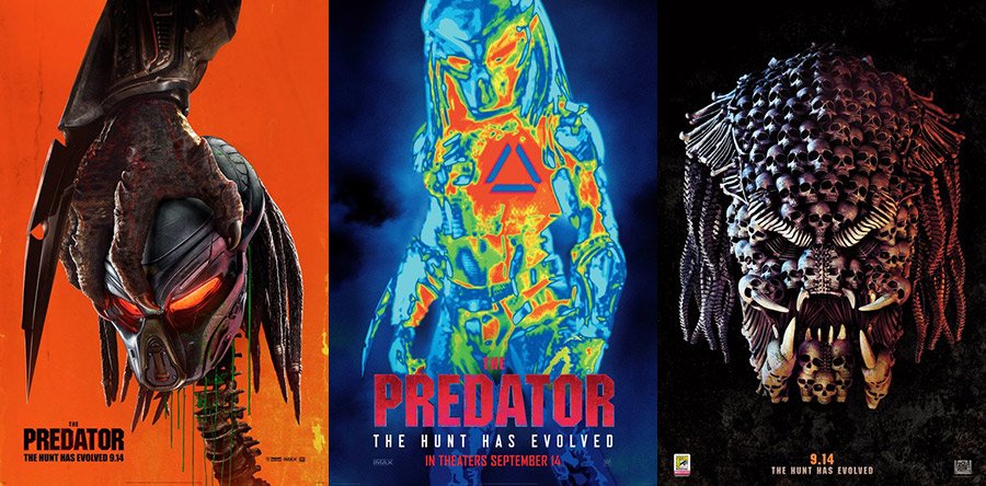 THE PREDATOR posters