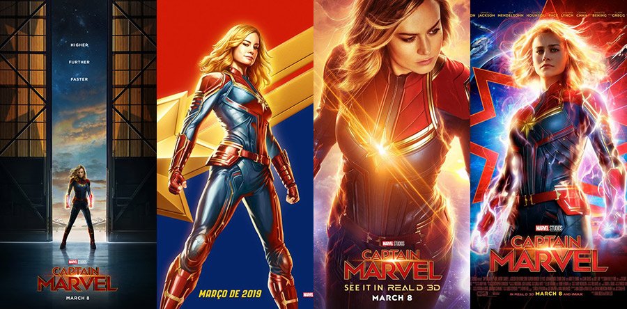 CAPITANA MARVEL posters