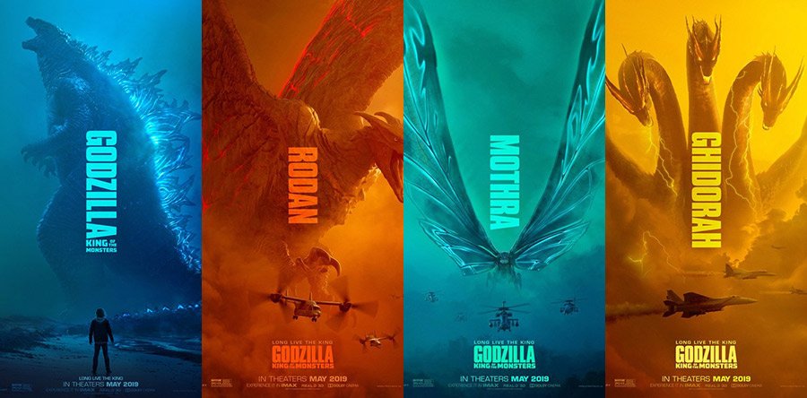 GODZILLA: KING OF MONSTERS personajes