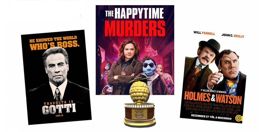 RAZZIES 2019 noticia: Holmes, Gotti y los Moñecos