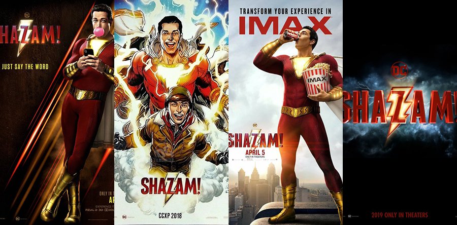 SHAZAM! posters