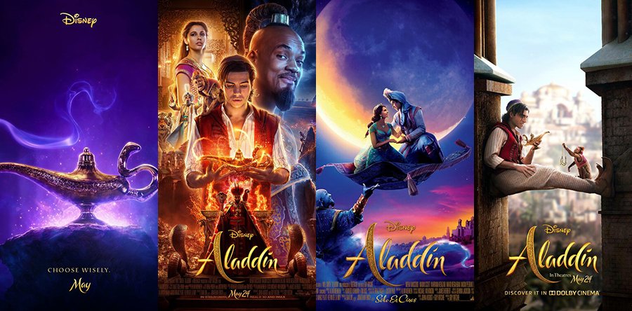 ALADDIN posters
