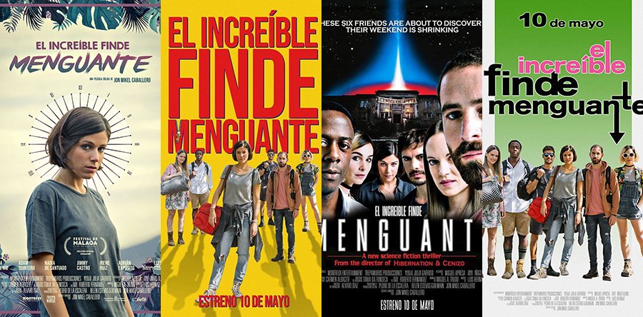 EL INCREÍBLE FINDE MENGUANTE posters