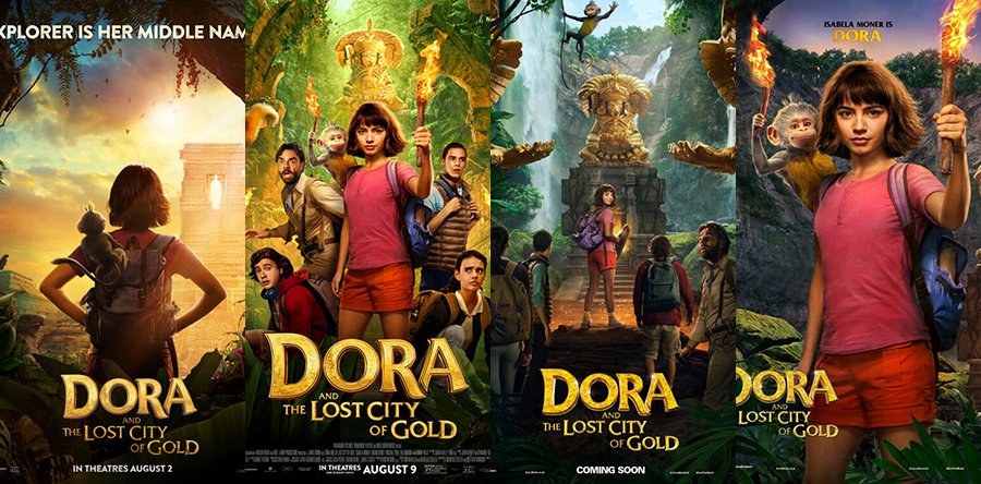DORA Y LA CIUDAD PERDIDA posters