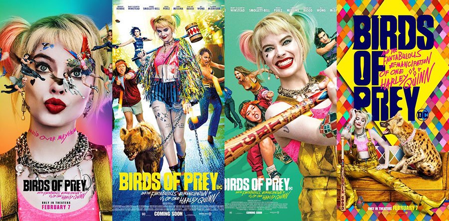 BIRDS OF PREY (AND THE FANTABULOUS EMANCIPATION OF HARLEY QUINN) posters