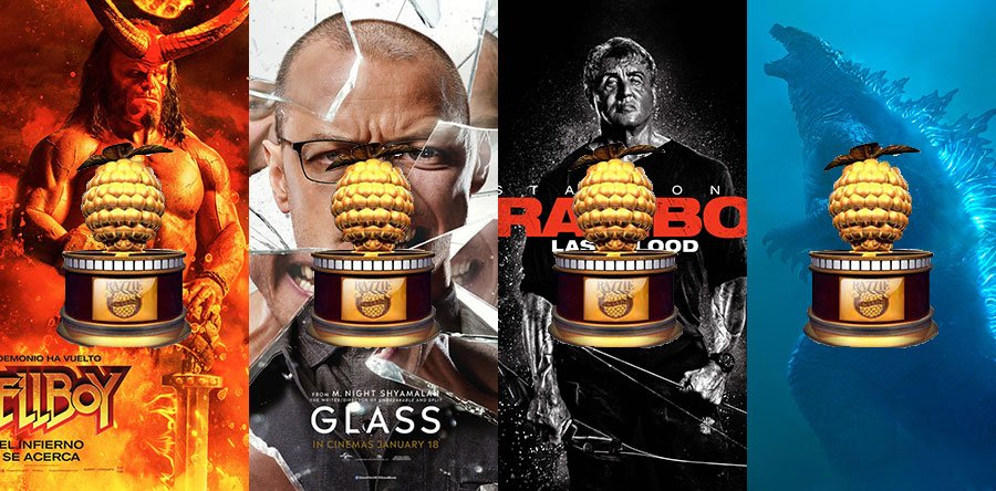 RAZZIES 2020 noticia: Glass, Hellboy y Rambo