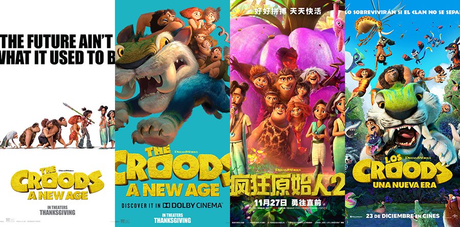 LOS CROODS: UNA NUEVA ERA posters