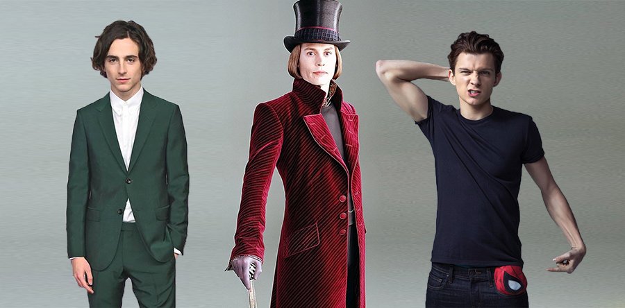 WONKA noticia: Tom Holland y Timothee Chamalet, jóvenes Willy Wonka