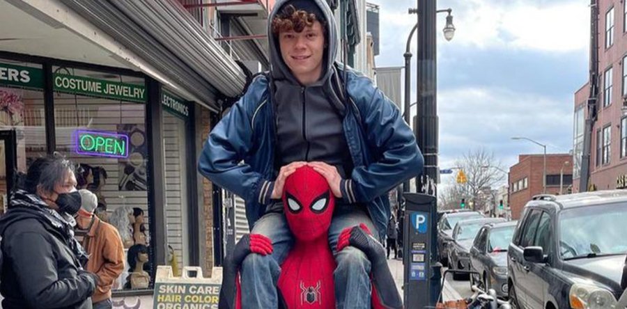 SPIDER-MAN 3 avance: Tom Holland & brother