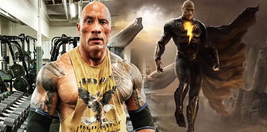 BLACK ADAM avance: La cena de Dwayne Johnson