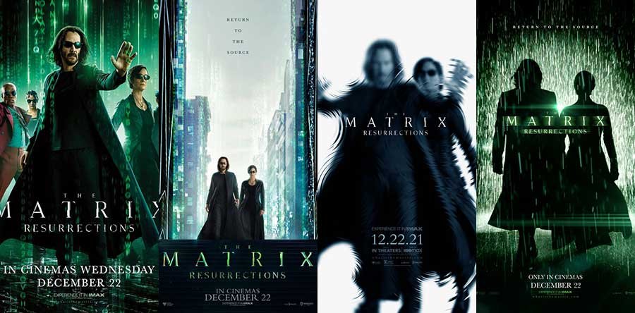 MATRIX RESURRECTIONS posters