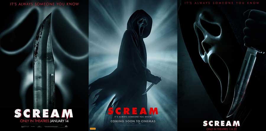 SCREAM posters