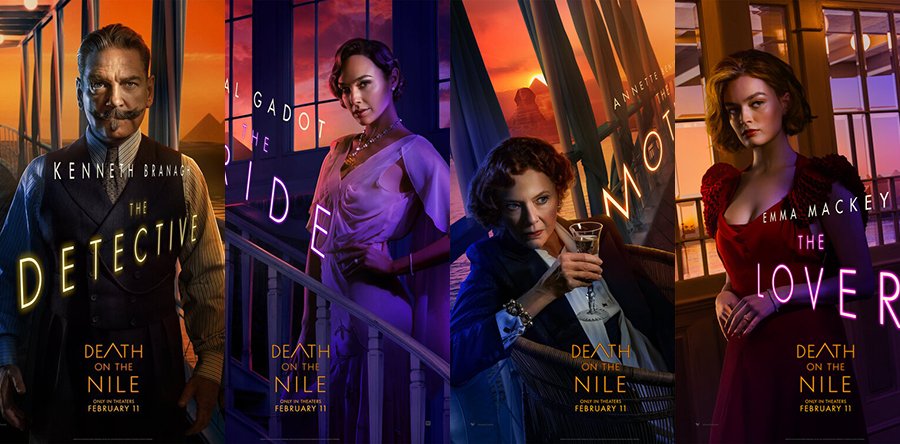 MUERTE EN EL NILO personajes