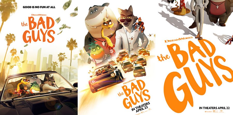 LOS TIPOS MALOS posters