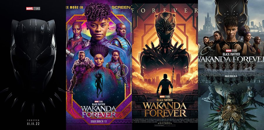 BLACK PANTHER: WAKANDA FOREVER posters