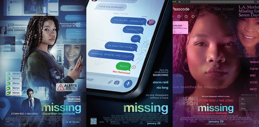 MISSING posters