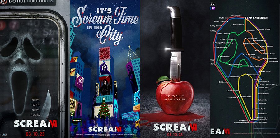 SCREAM VI posters