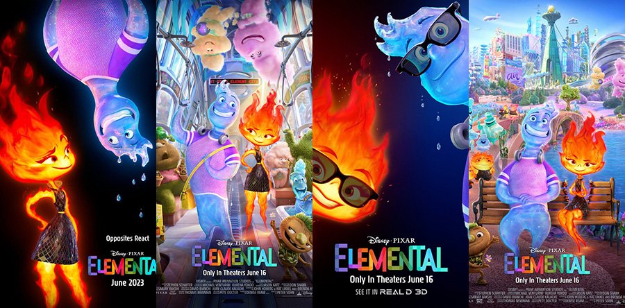 ELEMENTAL posters