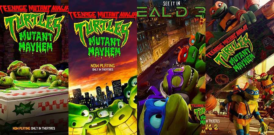 NINJA TURTLES: CAOS MUTANTE posters