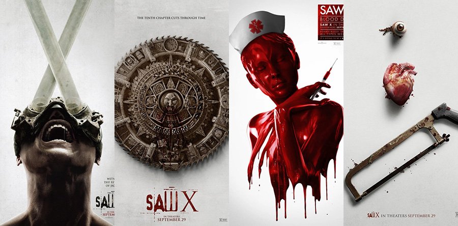 SAW X posters I