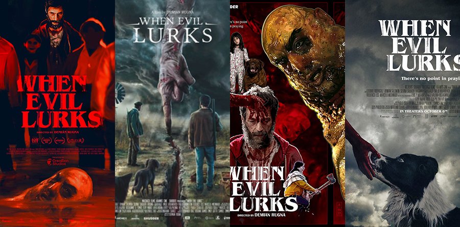 CUANDO ACECHA LA MALDAD posters internacionales