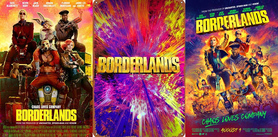 BORDERLANDS posters