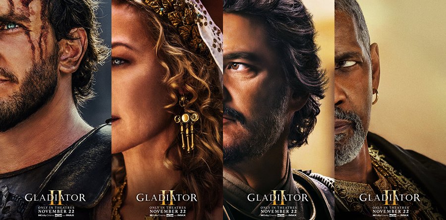 GLADIATOR II personajes I