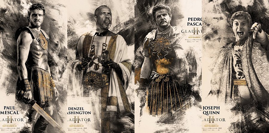 GLADIATOR II personajes II