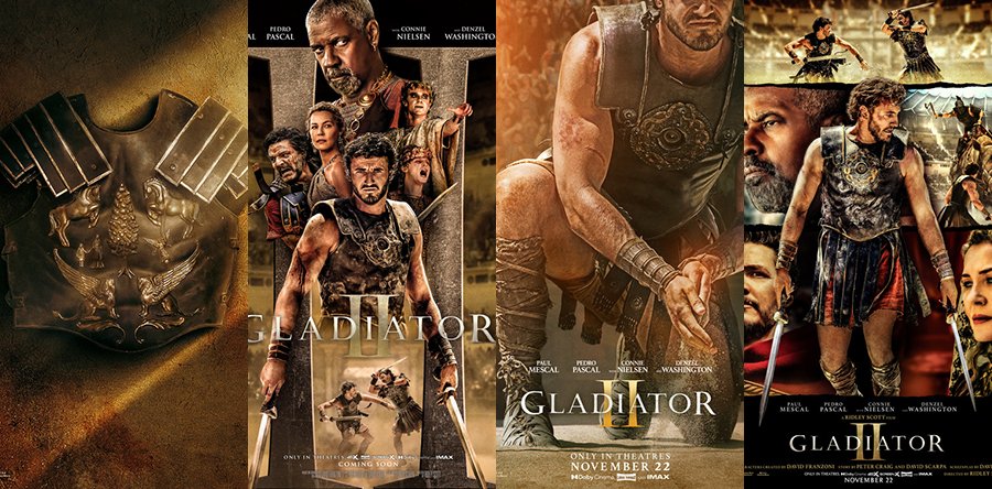 GLADIATOR II posters I