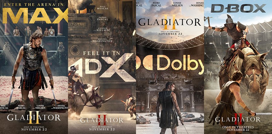 GLADIATOR II posters II
