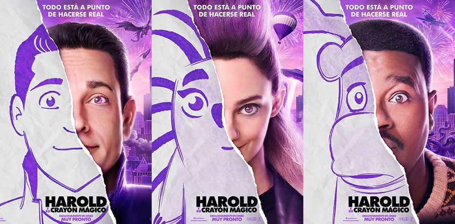 HAROLD Y EL LÁPIZ MÁGICO personajes