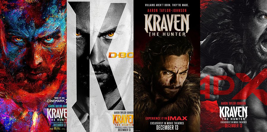 KRAVEN THE HUNTER posters II