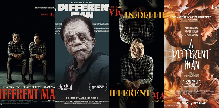 A DIFFERENT MAN posters