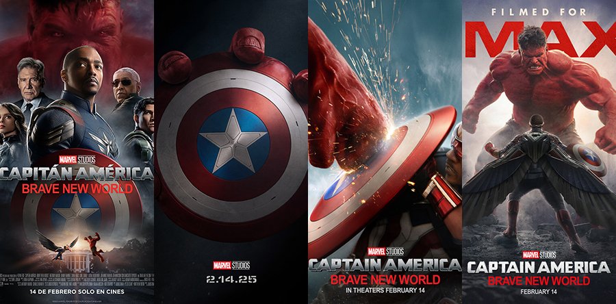 CAPITÁN AMÉRICA: BRAVE NEW WORLD posters