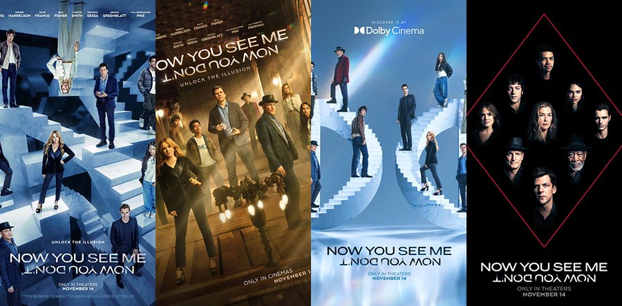 AHORA ME VES 3 posters