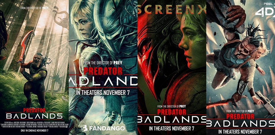PREDATOR: BADLANDS posters II