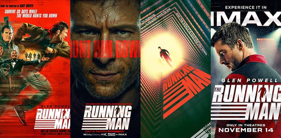 THE RUNNING MAN posters