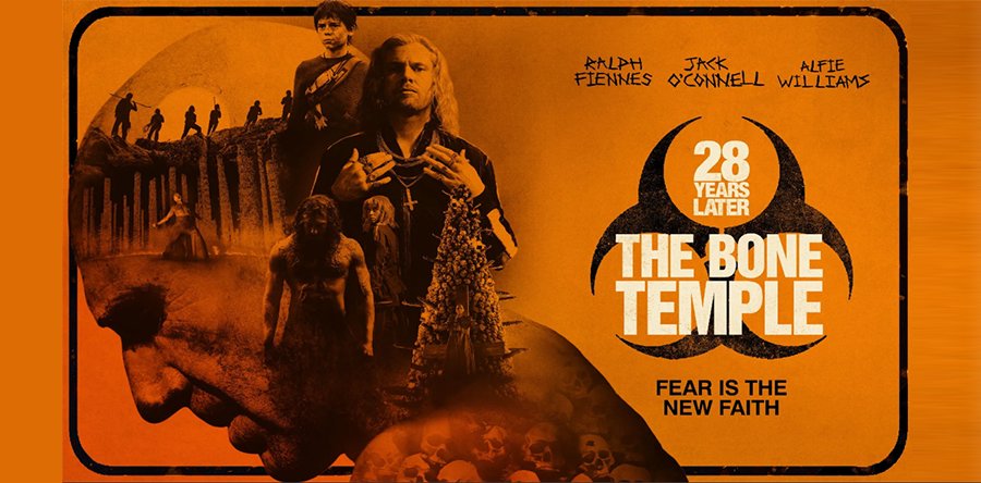 28 AÑOS DESPUÉS: EL TEMPLO DE LOS HUESOS crítica: La naranja zombíaca