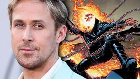 GHOST RIDER noticia: Ryan Gosling recoge la moto de Nicolas Cage